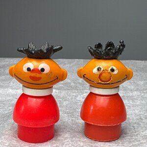 Fisher Price Sesame Street Ernie Peg Figures 1970s Vintage